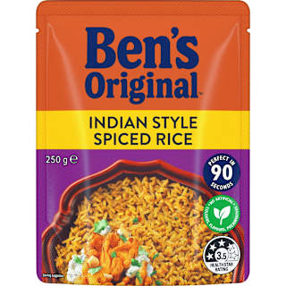 Ben's Originals Indian Style Spiced Microwave Rice Pouch