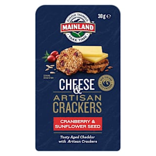 Mainland Cheese & Artisan Crackers Cranberry & Sunflower Seed