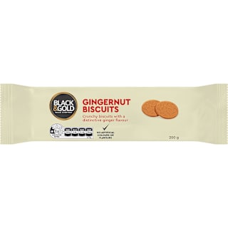 Black & Gold Ginger Nuts