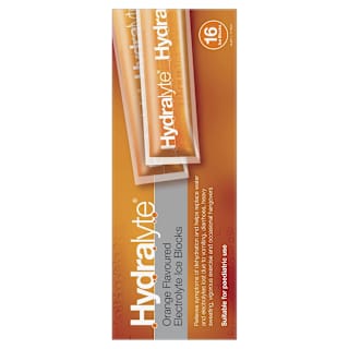 Hydralyte Electrolyte Ice Blocks Orange
