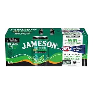 Jameson Irish Whiskey Smooth Dry & Lime Can