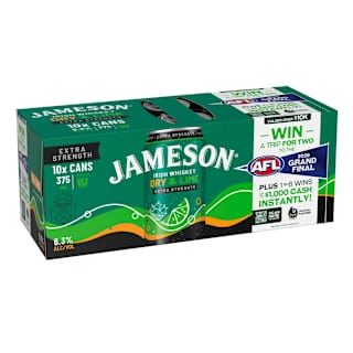 Jameson Irish Whiskey Smooth Dry & Lime Can