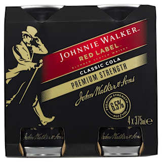 Johnnie Walker Red Label & Classic Cola Premium Serve 6.5% Can