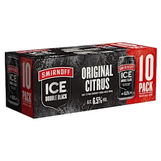 Smirnoff Ice Double Black Vodka Can