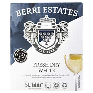 Berri Estates Fresh Dry White Cask 5L