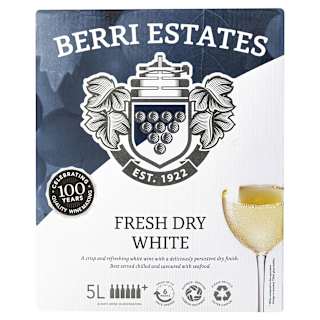 Berri Estates Fresh Dry White Cask 5L