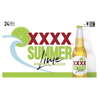 XXXX Summer Bright Lager with Lime Bottle