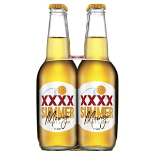 XXXX Summer Bright Lager with Mango Bottle