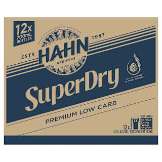 Hahn Super Dry 4.6 Bottle