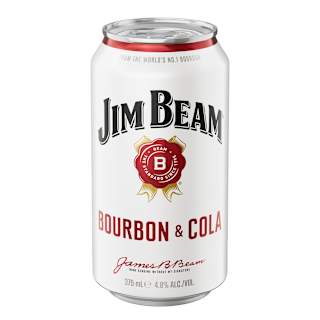 Jim Beam White & Cola Can