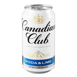 Canadian Club Soda & Lime Can