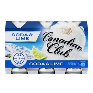 Canadian Club Soda & Lime 4.8%