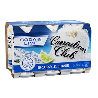 Canadian Club Soda & Lime 4.8%