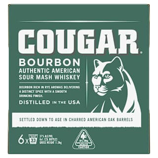 Cougar Bourbon 37.0 % 1.125L Bottle
