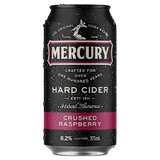 Mercury Hard Cider Crushed Raspberry 8.2% Can
