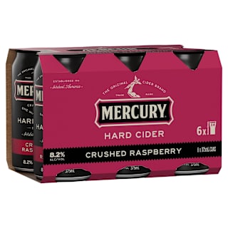 Mercury Hard Cider Crushed Raspberry 8.2%