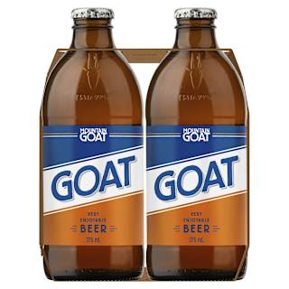 Mountain Goat GOAT Very Enjoyable Beer bottle