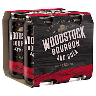 Woodstock Bourbon & Cola 4.8% Can