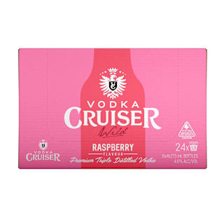 Vodka Cruiser Wild Raspberry 4.6% Bottle