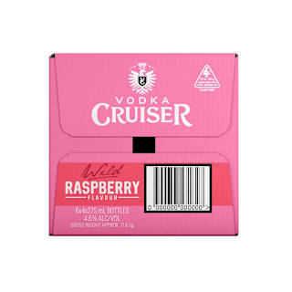 Vodka Cruiser Wild Raspberry 4.6% Bottle