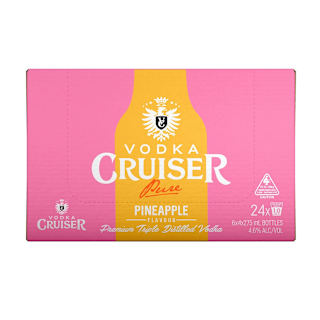 Vodka Cruiser Pure Pineapple 4.6% Bottle