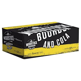 Woodstock Bourbon & Cola 12.0% 200ml Can