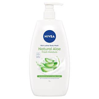 NIVEA Rich Moisture Creme with Natural Aloe Body Wash