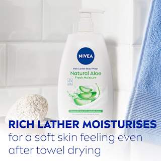 NIVEA Rich Moisture Creme with Natural Aloe Body Wash