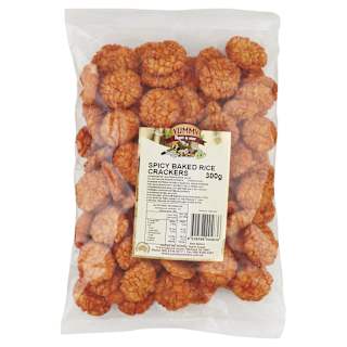 Yummy Rice Crackers Spicy Bake