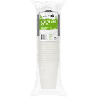 Community Co Coffee Cups with Lids