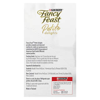 Purina Fancy Feast Adult Pet Food Petite Delight Salmon Tuna Chicken