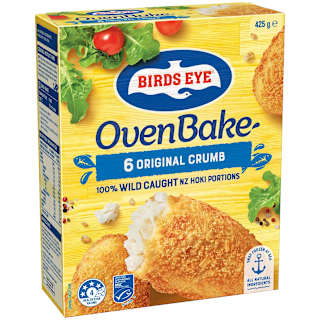 Birds Eye Oven Bake Crumbed Wild Caught Fish Fillets