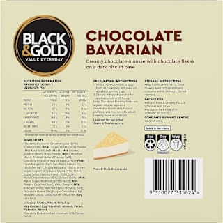 Black & Gold Chocolate Bavarian