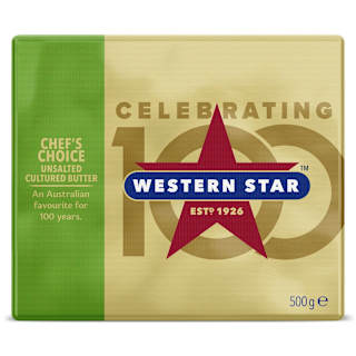 Western Star Chef's Choice Unsalted Cultured Butter