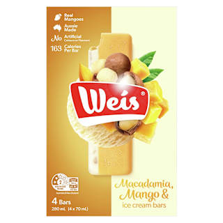 Weis Ice Cream & Fruit Bar Macadamia Mango Cream