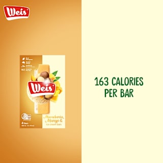 Weis Ice Cream & Fruit Bar Macadamia Mango Cream