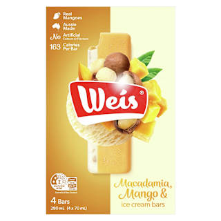 Weis Ice Cream & Fruit Bar Macadamia Mango Cream