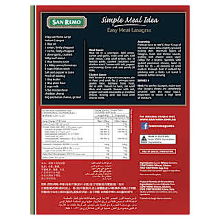 San Remo Lasagne Pasta Large