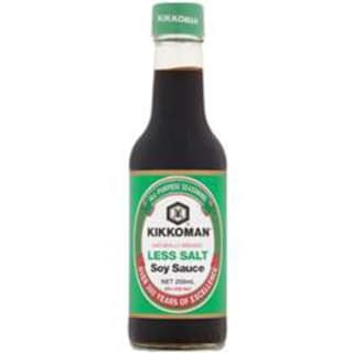 Kikkoman Naturally Brewed Soy Sauce Less Salt