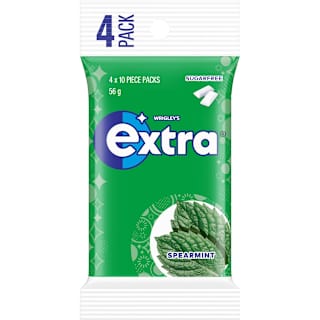 Extra White Spearmint Chewing Gum Sugar Free