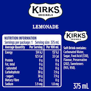 Kirks Lemonade Can Soft Drink