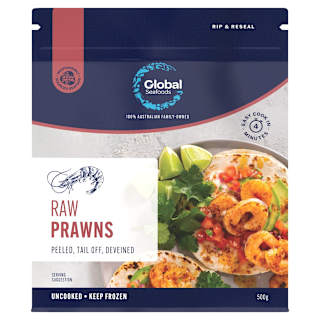 Global Seafoods Raw Prawn Meat