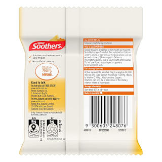 Soothers Honey & Lemon Lozenges
