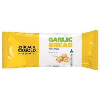 Black & Gold Garlic Bread Twin Pack
