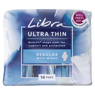 Libra Pads Ultra Thins Regular with Wings