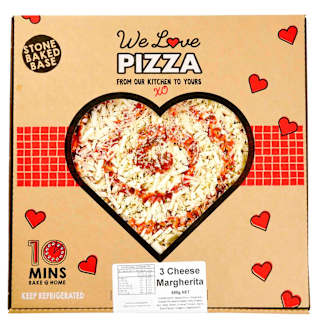 WeLove Pizza 3 Cheese Margherita 12"