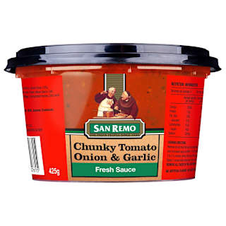 San Remo Tomato Onion & Garlic Pasta Sauce