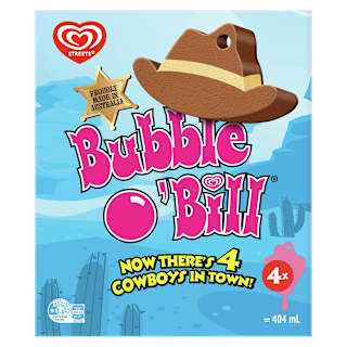 Streets Bubble O'Bill Ice Cream Sticks