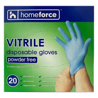 Homeforce Disposable Gloves Vitrile