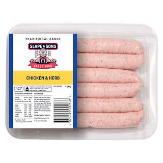Slape & Sons Chicken & Herb Sausages